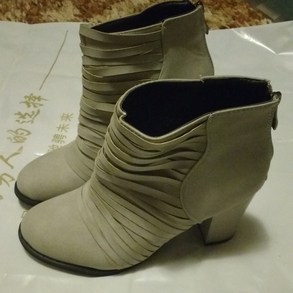 Brand New Strappy Ankle Boots